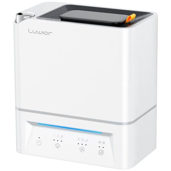保障できる 加湿器 卓上 除菌加湿器 第二代 Luwior 電解水除菌 超音波
