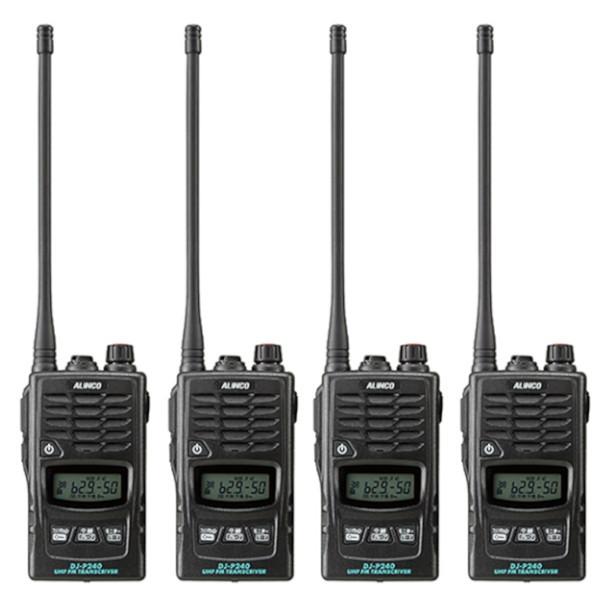 ALINCO DJ-P24 FMトランシーバー 4台セット ALINCO DJ-P24 FMトランシーバー 4台セット アルインコ 特定小