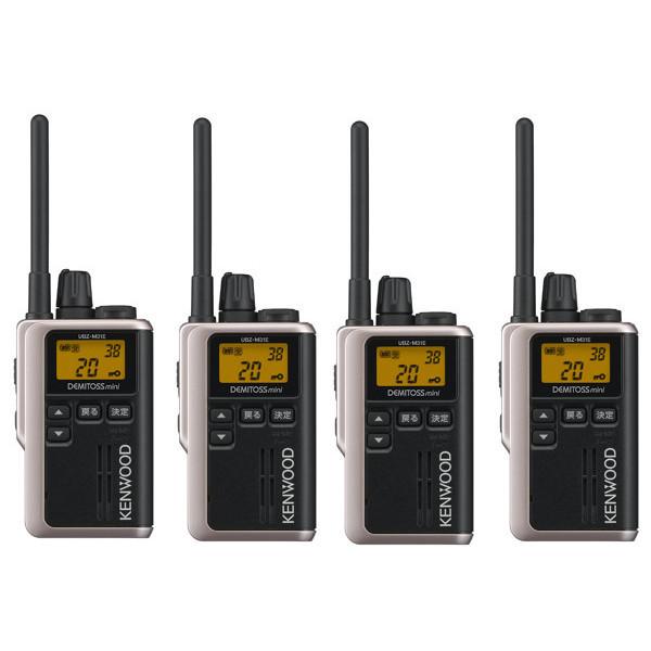 KENWOOD UBZ-M51L トランシーバー 4台セット KENWOOD UBZ-M51L トランシーバー 4台セット