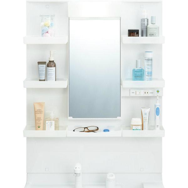 洗面台 オフト ミラーキャビネット Mftxe 751yj U 洗面1面鏡 標準 間口750 高さ950mm Led照明 Lixil Inax 洗面 化粧台 リフォーム Diy Oft Mftxe 751yj リフォームおたすけdiy 通販 Yahoo ショッピング