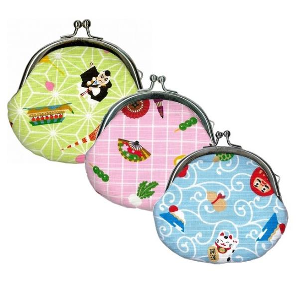 和風柄の可愛いがま口小銭入れ ピンク Buyee Servis Zakupok Tretim Licom Buyee Pokupajte Iz Yaponii