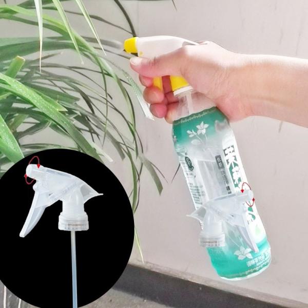 ペットボトル用 スプレーヘッド スプレーガン ノズル トリガー PET 携帯 詰め替え 交換ノズル ペットボトル対応 霧吹き F-464