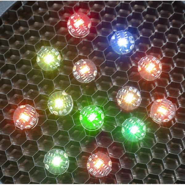 レインボーグラデーション 磁石スイッチ LEDモジュール ガンプラ LEDユニット 磁石 マグネットスイッチ 小型 ledライト 電飾 プラモ模型 配線レス ガンダム