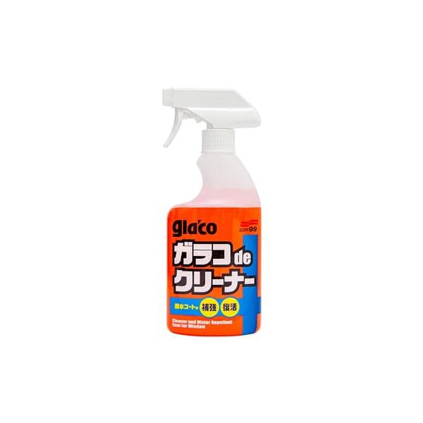 他サイト： ソフト99(SOFT99) glaco(ガラコ) 撥水剤 ガラコdeクリーナー 400ml 自動車用及び住宅用窓ガラス、ガラス製ミラーの洗浄、撥水用 04111の商品画像