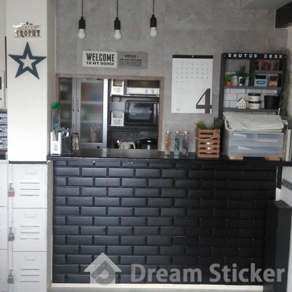 壁紙 ステッカー 内装 はがせる ドリーム クッションレンガ サブウェイタイル 壁紙 メトロタイル 賃貸 Css Fst 25s Dream クッションシート リメイクシート クッションレンガシート 白 はがせる 50枚 Sticker