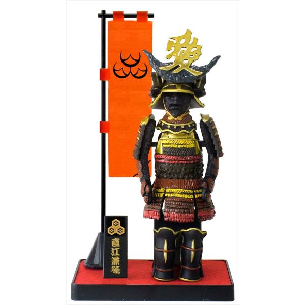戦国武将 フィギュア 直江兼続 Ｂタイプ グッズ 家紋 兜コレクション 兜 甲冑 旗指物 戦国地図 解説書 インテリア 節句 お土産 おみやげ