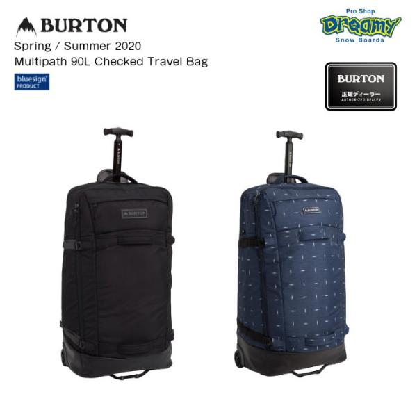 BURTON バートン Multipath 90L Checked Travel Bag 213421 90L TSA承認ロック対応 プルハンドル ネームタグ付属 ウィールバッグ Spring/Summer2020 正規品