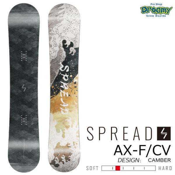 【美品】SPREAD 23-24モデルAX-F 150 美品スノーボードSPREAD AX-F 150 23-24モデルグラトリ