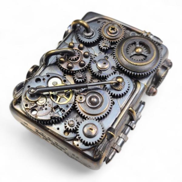 アンティーク雑貨 zippo ZIPPO（ジッポー） zp06 希少 ジッポ アンティーク仕上げ スチーム