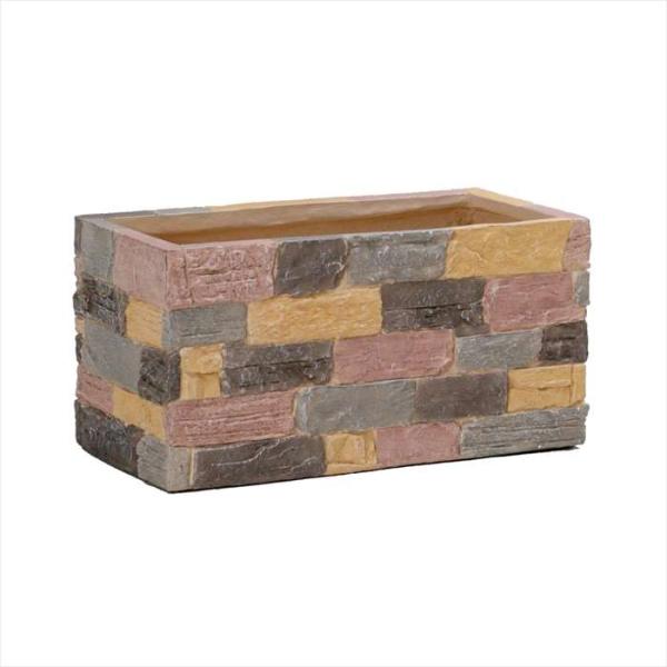 レンガ調プランター 幅60cmで手軽におしゃれガーデン