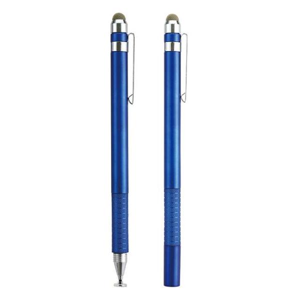 タッチペン 2WAYタッチペン 導電性繊維タイプ ディスクタイプ 金属繊維