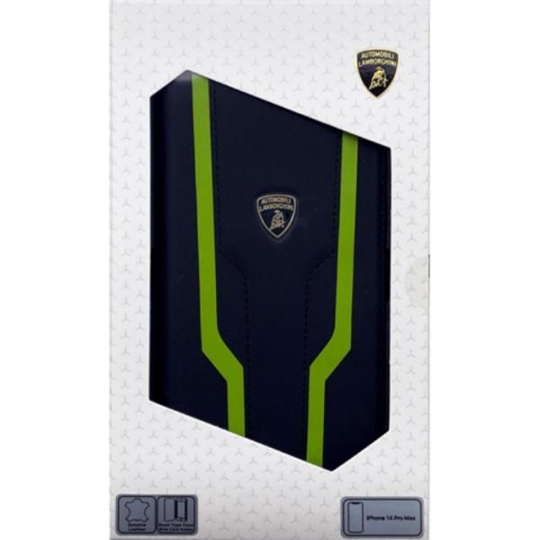 ランボルギーニ iPhone14ProMax 本革手帳型ケース エアージェイ LB