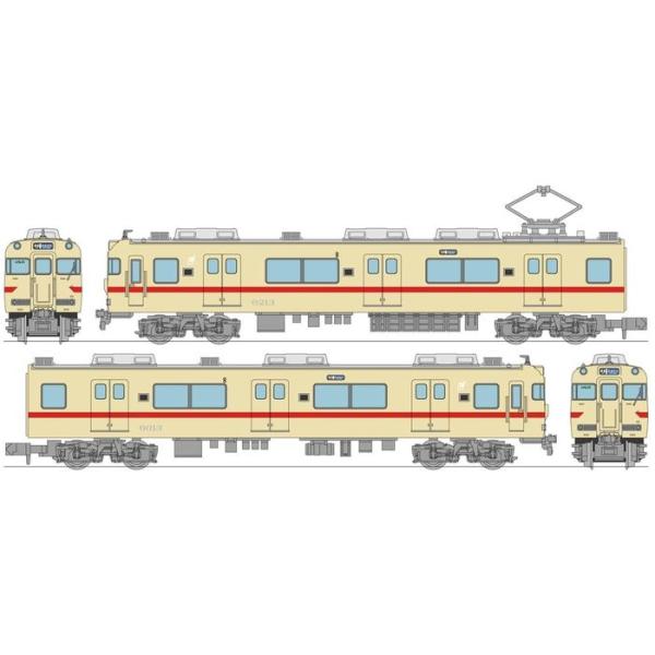 鉄道コレクション 名古屋鉄道6000系（ストロークリーム×赤帯・6013編成）2両セット トミーテック 4543736334187