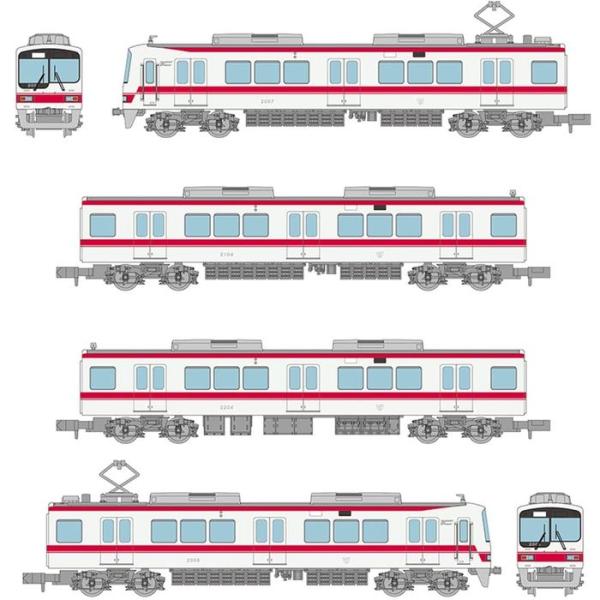 Nゲージ 鉄道コレクション 神戸電鉄2000系(2007編成) 4両セット ジオラマ 鉄道模型 トミーテック 4543736336372