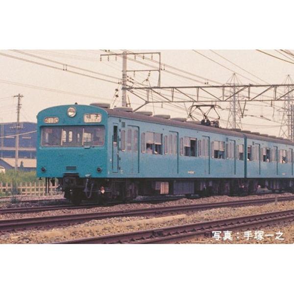 Nゲージ 103系通勤電車 初期型非冷房車・スカイブルー 増結セット 2両