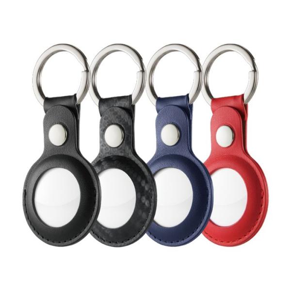 他サイト： 代引不可 AirTag ソフトレザーバンパー キーリング付 高級感 エレコム AT-LBKの商品画像