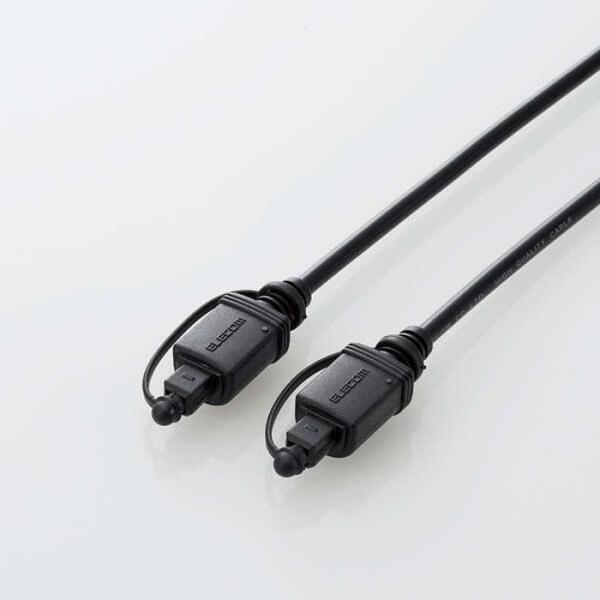 テレビ、AVアンプなど光デジタルによるオーディオ出力を持つ機器を、サウンドバー、HDD機器、DVD機器など光デジタル入力を持つ機器へ接続するための光デジタルオーディオケーブルです。コネクター寸法はJEITA EIAJ RC-5720Cに準拠...