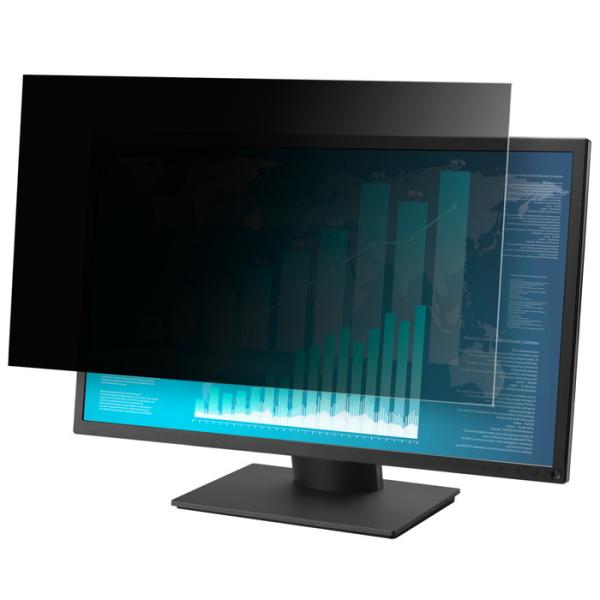 ■オフィスでの周りからの視線をしっかりガード!抗菌タイプののぞき見防止フィルターです。  ■画面の正面を中心に60度(左右30度)より外の角度からはまっ黒に見えるので、画面を見られる心配がありません。  ■銀系無機抗菌剤により、雑菌の繁殖を...