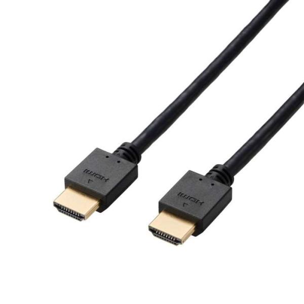 即日出荷 代引不可 HDMIケーブル HDMI1.4 イーサネット対応 ハイスピード 1.0m ブラック エレコム DH-HD14E10BK2