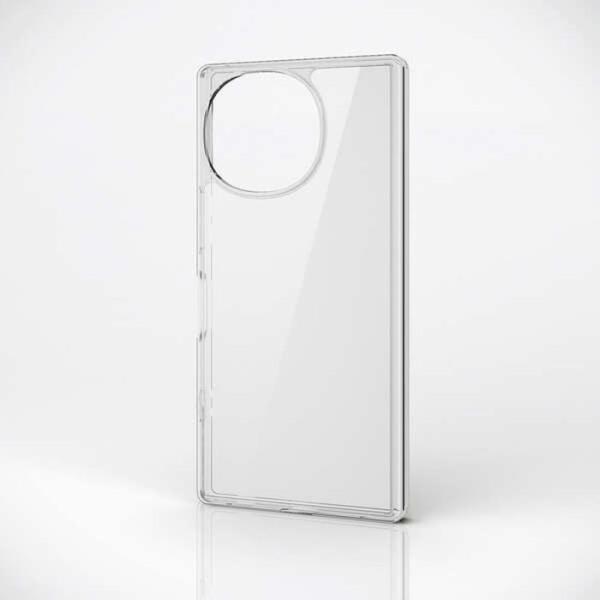 代引不可 エレコム AQUOS R10 ケース ハイブリッド 衝撃吸収 カメラレンズ保護設計 クリア