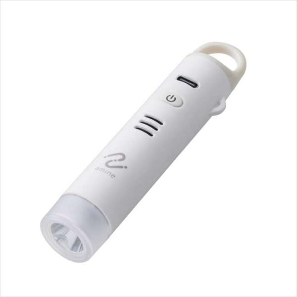 即日出荷 代引不可 スマートトラッカー 防犯ブザー IP65設計 充電式 ホワイト エレコム LGT-UCSS1WHM