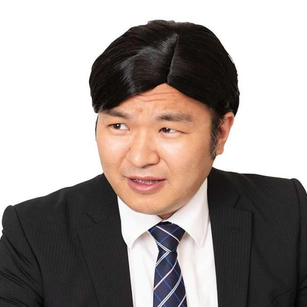 即日出荷 カツランド 七三分け かつら ウィッグ 仮装 変装 おじさん シチサン 73 コスプレグッズ パーティーグッズ 小道具