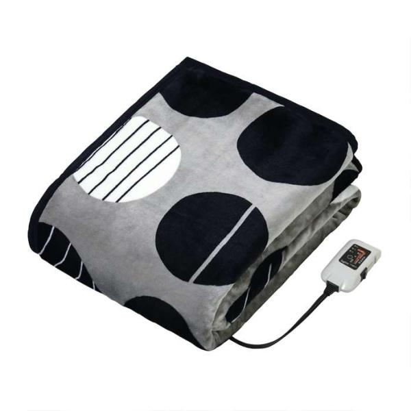 質感・デザイン・機能性を兼ね備えたプレミアムボア電気毛布。抗菌・防臭・静電気抑制の高機能を使用。いつでも快適な寝心地を。サイズ約190cm×140cm。カラーは、モダンサークル(SB20KW06(GY)/4571427032081)。