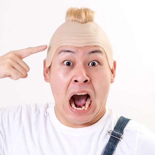 MONOMANE リアクションおじさん ものまねウィッグ かつら 一発芸 モノマネ お笑い 爆笑 仮装 変装 コスプレ ハロウィン