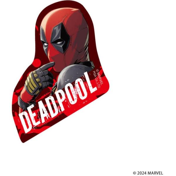 ステッカー スマホ アクセサリー MARVEL キャラクター デッドプール PGA PG-DSTK43DEP
