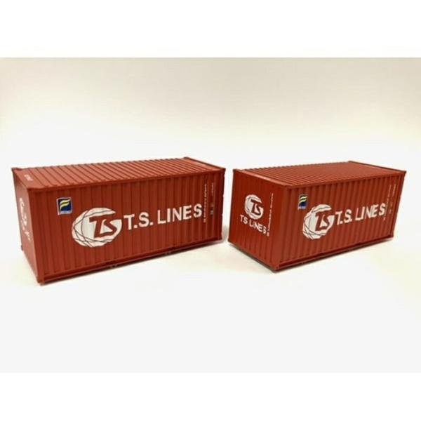 HOゲージ 20ft 22G1 T.S.LINES 2個入 鉄道模型 モデルアイコン 788C