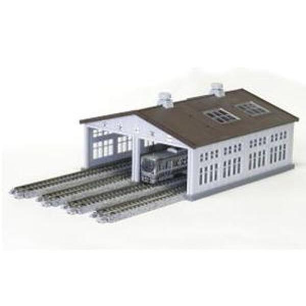 Nゲージ 鉄道模型 4線車庫組立キット KATOレール用 有限会社