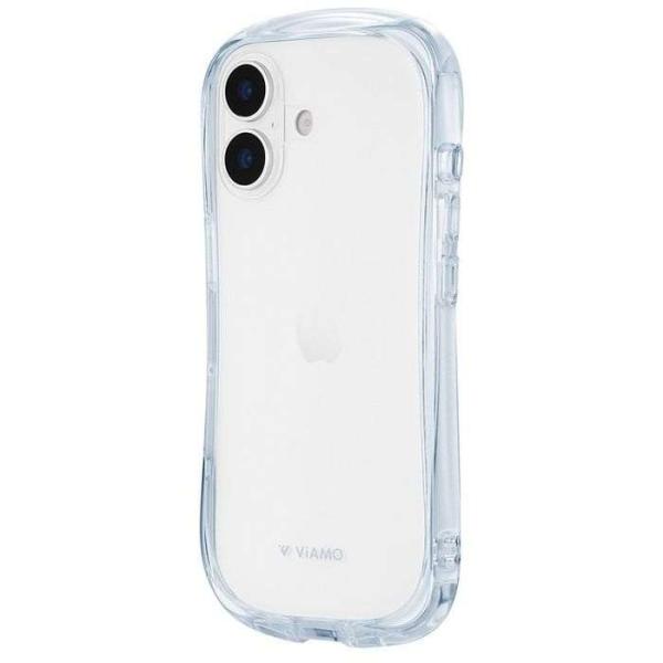 iPhone 17 耐傷・耐衝撃ハイブリッドケース 「ViAMO crystal」 ブルー LEPLUS NEXT LN-IM25VMCRBL