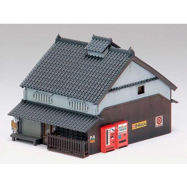 Nゲージ 着色済みストラクチャーキット むしこ造りの町屋（しもたや）  1棟入り ジオラマ 2622