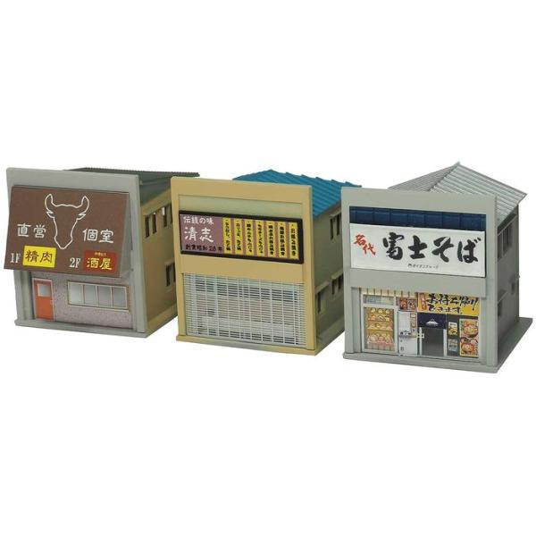 Nゲージ 着色済み 商店　麺街道シリーズ／富士そば 鉄道模型 グリーンマックス 2654