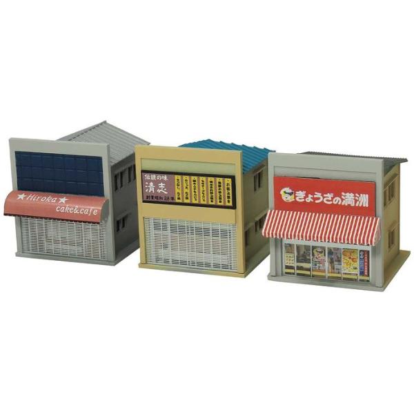 Nゲージ 着色済み 商店　麺街道シリーズ／ぎょうざの満洲 鉄道模型 グリーンマックス 2655