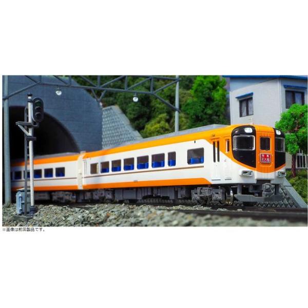 Nゲージ 近鉄12600系（新塗装・貫通路開扉パーツ付き）増結4両編成セット（動力無し） 鉄道模型 greenmax グリーンマックス 32000