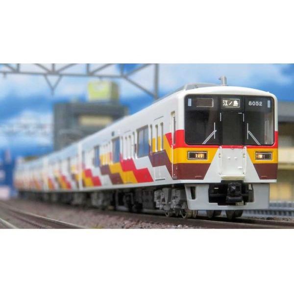 Nゲージ 小田急8000形 (イベントカー) 増結4両編成セット (動力無し)  鉄道模型 グリーンマックス 50782