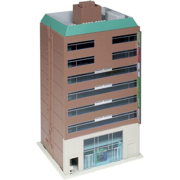 【ライトカーキ色】Nゲージ 都市型マンションD ストラクチャー（完成品）模型 ライトカーキ色】Nゲージ 都市型マンションD ストラクチャー（完成品
