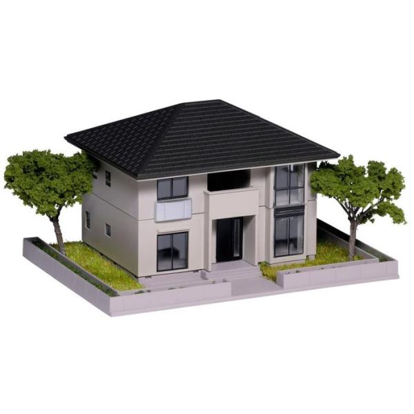 Ｎゲージ 鉄道模型 庭のある家 2(ブラウン) KATO 23-404A