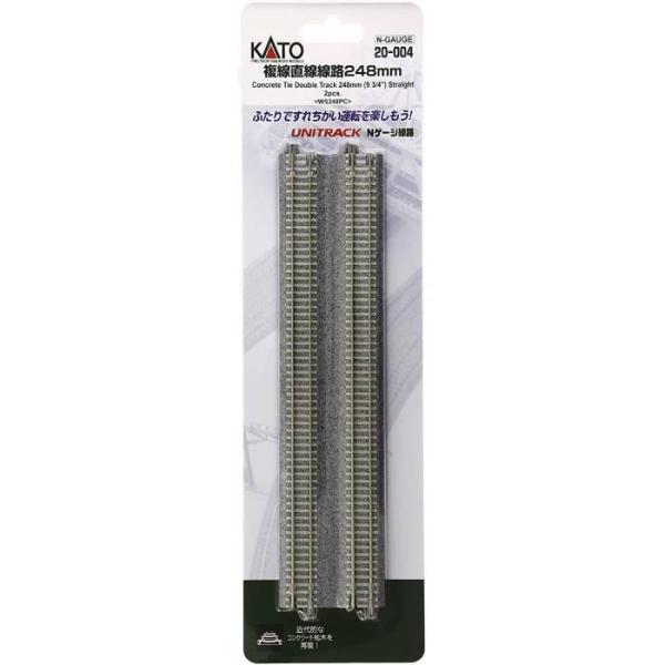 KATO 複線直線線路 248mm 20本セット20-004 dresma_4949727517056