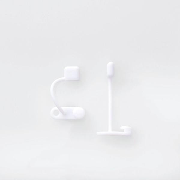 他サイト： 代引不可 Lightningケーブル用 コネクタキャップ 2個入 紛失防止機能付 ホワイト エレコム P-APLTCWHの商品画像