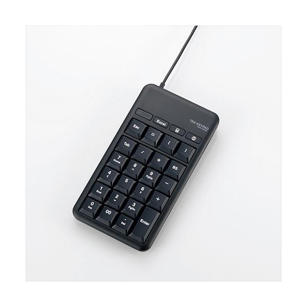 他サイト： 即日出荷 代引不可 エレコム ホットキー付きUSBテンキーパッド TK-TCM015BKの商品画像