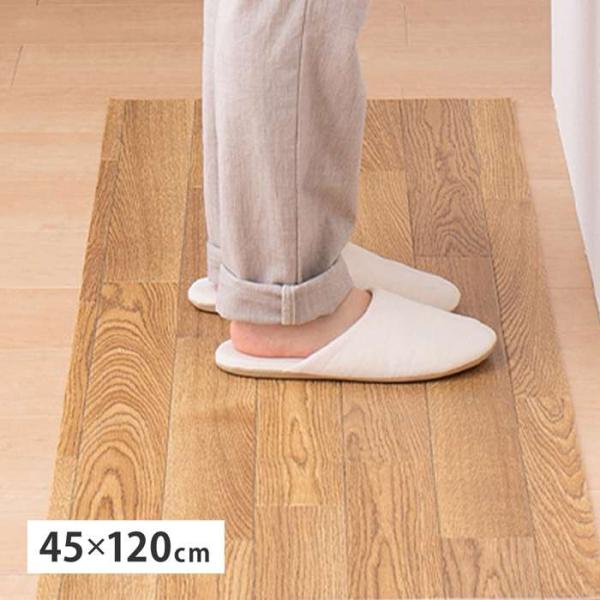 サッと拭けてお手入れ簡単。素材床の上に敷くことで、傷や汚れを防ぎます。防炎・抗菌・防カビ・抗ウイルス機能付きで、キッチンや水回りでの使用も安心！ペット用のスペースや、賃貸などでのお手軽なDIYにもおすすめです。