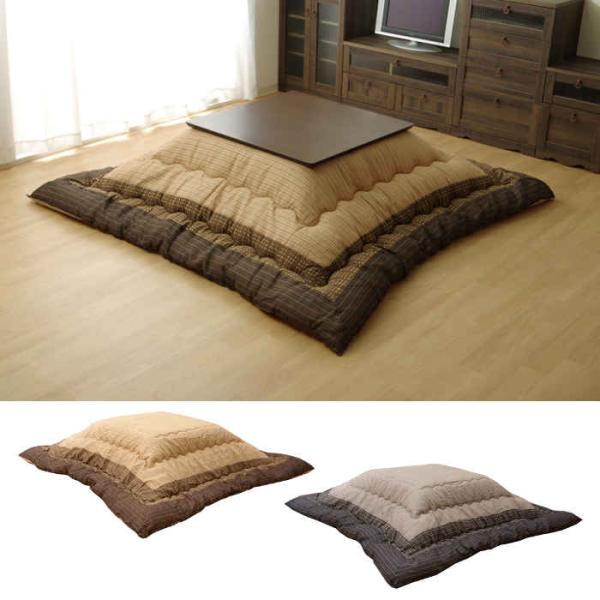 他サイト： 代引不可 こたつ布団 掛け 単品 しじら織 長方形 約205×315cm 和風 IKEHIKO 51*****の商品画像