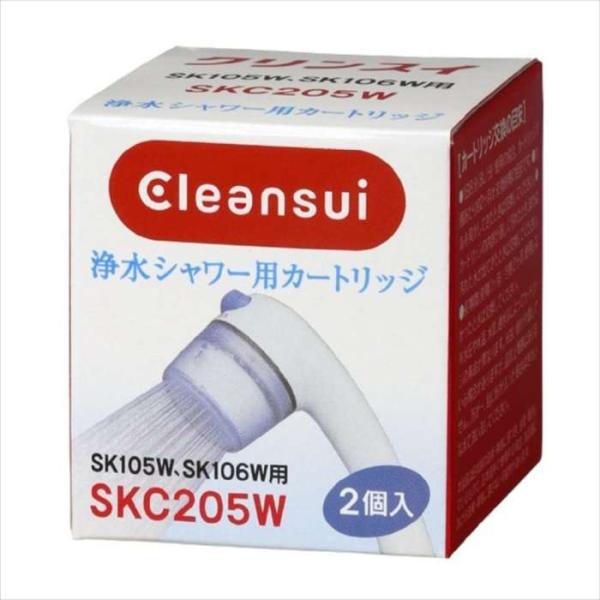 他サイト： クリンスイ　浄水シャワー用交換カートリッジ　2個入り 三菱レイヨン SKC205Wの商品画像