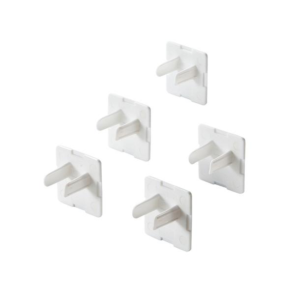 普段使用しない抜け止め式タップの差込口や、抜け止め式コンセントの差込口にフタをすることで、ホコリや異物の侵入をブロックします。子供のいたずらによる感電事故を予防します。トラッキング火災予防に効果的です。RoHS指令に対応した製品です。