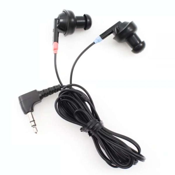 両耳イヤホン。助聴器　聴吉 (HA5）、聴七郎 (HA7）用 両耳イヤホン。※聴六 (HA6)には使用できません。聴六 (HA6)のジャックはマイク専用です。