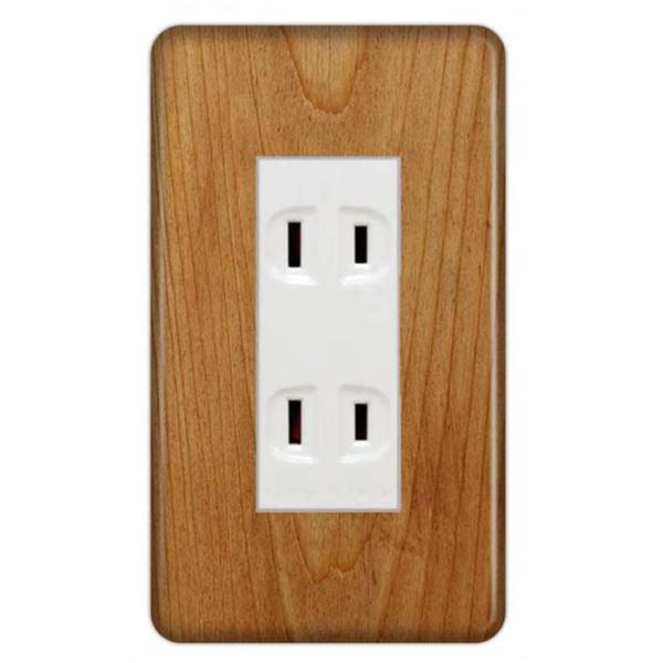 コンセント カバー 木目の人気商品 通販 価格比較 価格 Com
