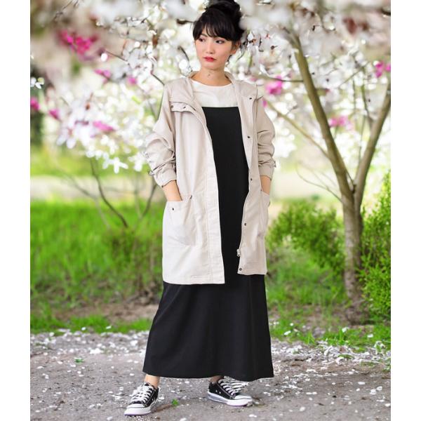 マウンテンパーカー レディース ロング丈 ミディ丈 撥水 春アウター 軽量 薄手 羽織り 梅雨対策 雨の日 防風 体型カバー フード付き カジュアル 上着