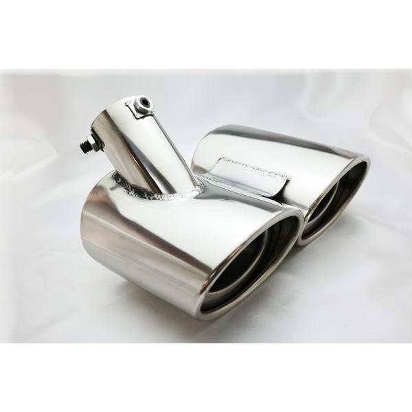 ダイハツ タントエグゼ L455S L465S デュアル マフラー カッター 